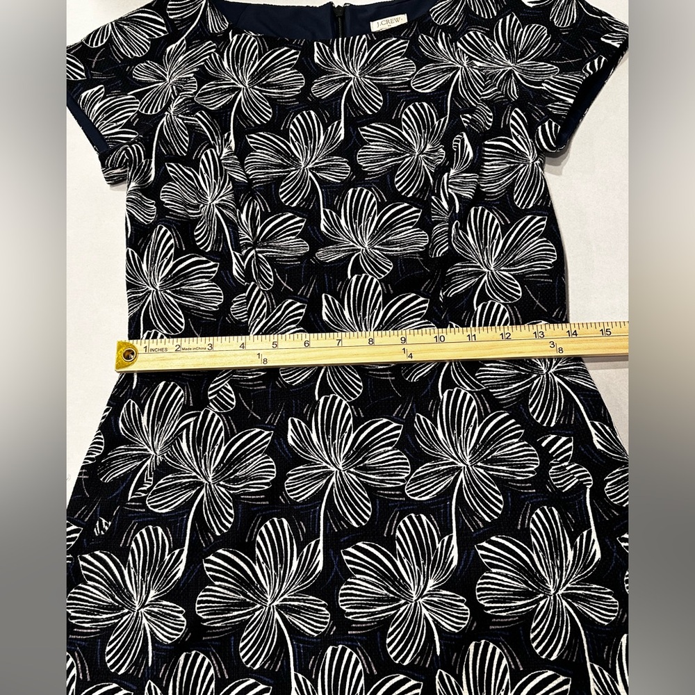J. Crew Blue and White Dress Size 2 - Picture 8 of 12